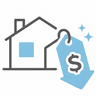 Cost reduction savings icon