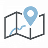 Location map pin icon
