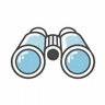 Search and explore icon
