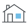Detached house icon